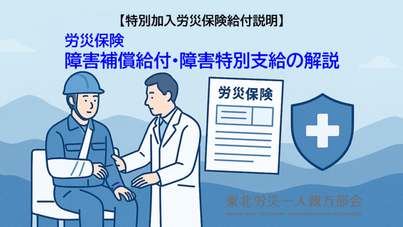 【労災保険給付説明】障害補償給付•障害特別支給の解説